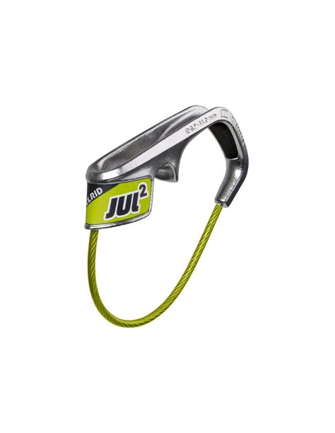 Jul belay device.  The increased braking effect of the new device geometry assi...