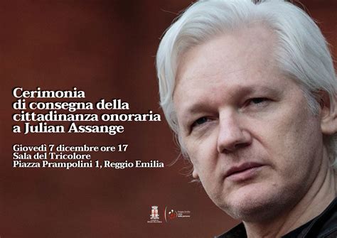 Julian Assange: cittadinanza onoraria dal comune di Lucera