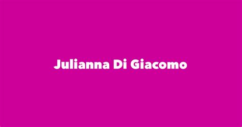 Julianna Di Giacomo - Wikipedia