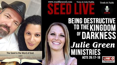 Julie greene ministries website. Media. Julie GreeN Ministries exists to transform lives through God’s unconditional love, His Word, and the hope that comes from a personal relationship with him. 