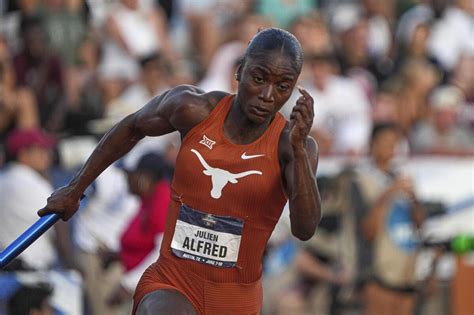Julien Alfred powers Texas women to track national championship