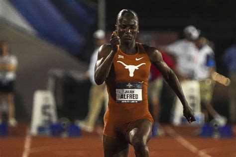Julien Alfred wins 100, 200 as Texas women take title at NCAA outdoor track and field championships
