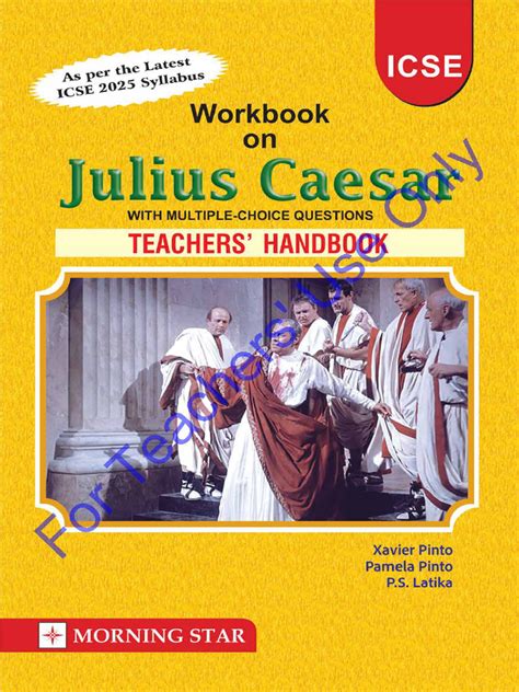 Julius Caesar Biography Workbook