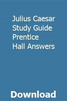 Julius caesar prentice hall study guide. - 1986 yamaha 4 ps außenborder handbuch.