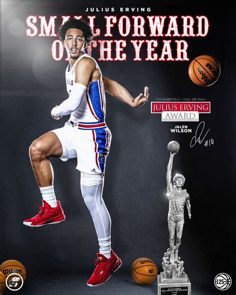 The winner of the 2023 Julius Erving Award will be presented on a to be determined date, along with the other four members of the Men's Starting Five. Additional awards being presented include the .... 