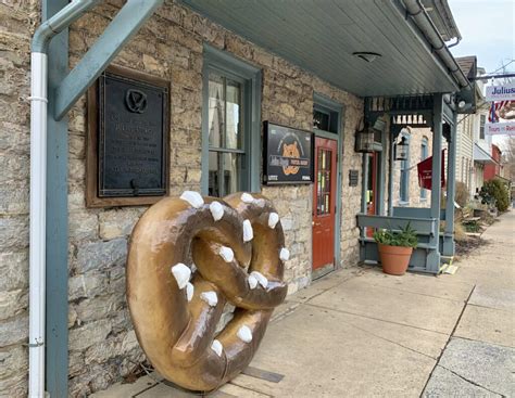 Julius sturgis pretzel bakery. Jun 23, 2022 · Julius Sturgis Pretzel Bakery offers an interactive tour of history. The pretzels were made in Lititz until shortly after WWII and moved to a factory in Shillington, just outside of Reading. 