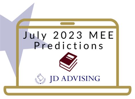 Our July 2023 UBE/MEE Essay Prediction Blueprint is A Mus