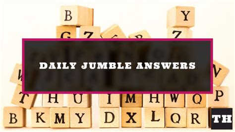 Jumble Answers For 9/10/2024 - Daily Jumble September 10, 2024