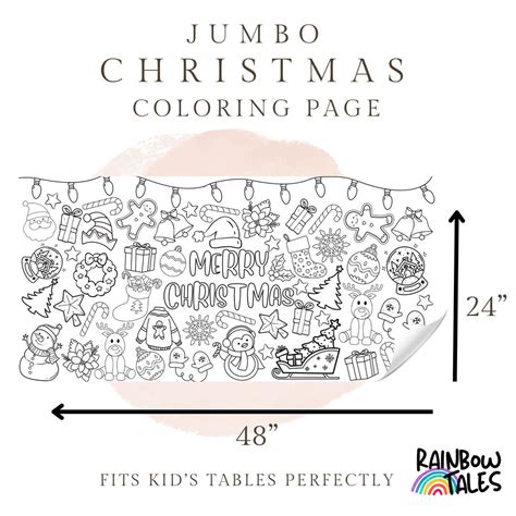 Jumbo Christmas Coloring Pages