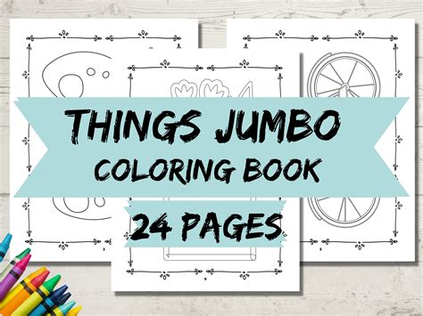 Jumbo Coloring Book Pdf 349+ SVG Images File