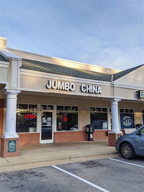 Jumbo china clayton nc. JUMBO CHINA. 50 D NEUSE RIVER PARKWAY, CLAYTON NC (919) 550-0882. Log in. Closed. Special Fried Dishes. ... JUMBO CHINA isn’t accepting online orders right now. 