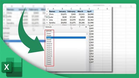 Jump To Any Excel Sheet YouTube