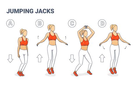 Jump and jacks. Mar 25, 2018 · Jumping Jacks are a great total body cardio exercise to quickly elevate your heart rate and burn fat.To get started:1. Stand with your feet together and arms... 
