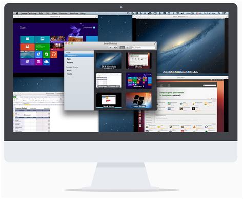Jump desktop connect. Enjoy the freedom to work from anywhere. Jump Desktop is a remote desktop application that lets you securely connect to any computer in the world. Compatible ... 