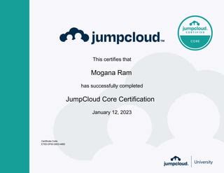 JumpCloud-Core Zertifikatsdemo