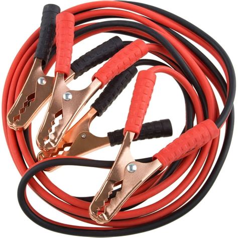 ENERGIZER 20 FEET JUMPER CABLES - 2 Gauge, 20 FT booster battery jumper cables for jump starting a dead or weak battery. Ideal for trucks, SUVs, full-size cars, mid-size cars and small/compact cars ; THICK VINYL COATING - Includes a strong spring and a comfortable handle for secure placement and easy positioning.. 