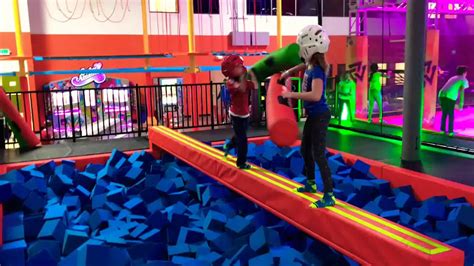 About Us Airborne Extreme Trampoline Park Denham Springs is an indoor trampoline park located in Denham Springs (Louisiana, USA). Trampoline parks are indoor playgrounds up to 8,000sqm in size with various trampoline attractions.. 
