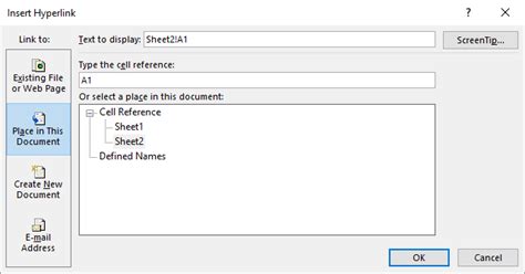 Jumping to a Specific Cell Using a Hyperlink …