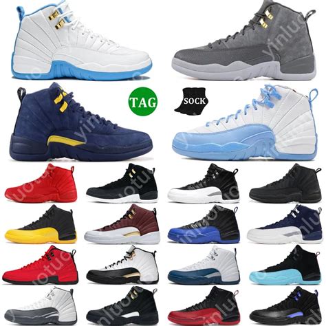 Jumpman 12s Mens Womens Basketball Shoe Twist Ovo White …