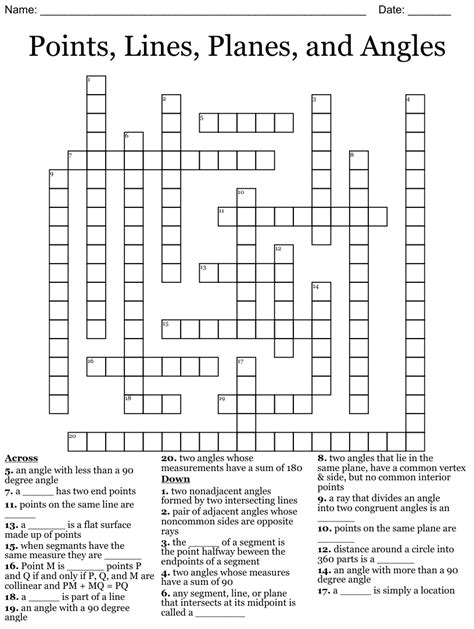 Junction point crossword. Junction points -- Find potential answers to this crossword clue at crosswordnexus.com. ... This is her first venture into crossword construction. We were inspired by 