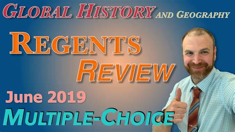 June 2019 global regents. In this video, Mr. Cellini goes through the ENTIRE August 2019 Regents exam in Global History and Geography. Stay tuned throughout to review multiple-choice,... 