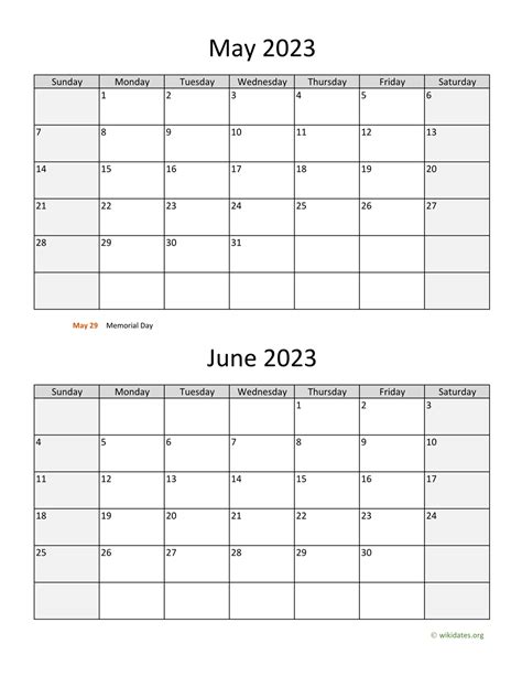 June 2023 Calendars Get Latest Map Update