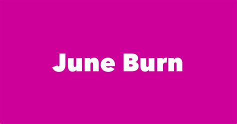 June Burn - Wikipedia