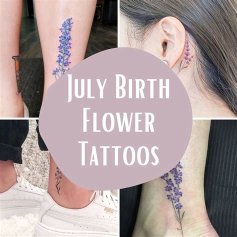 June and july birth flower tattoo. Things To Know About June and july birth flower tattoo. 