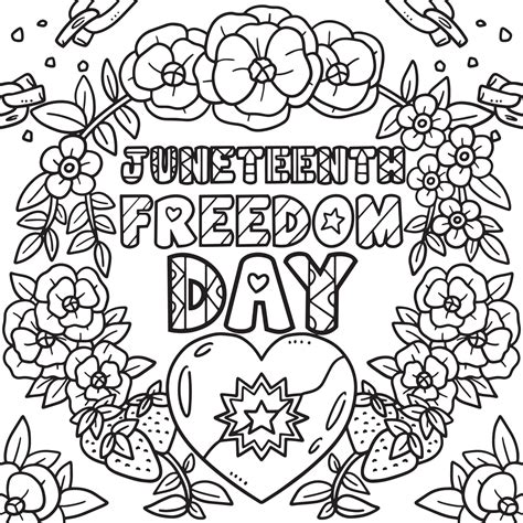 Juneteenth Coloring Sheets