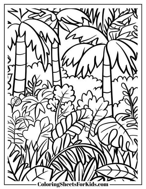 Jungle Coloring Pages