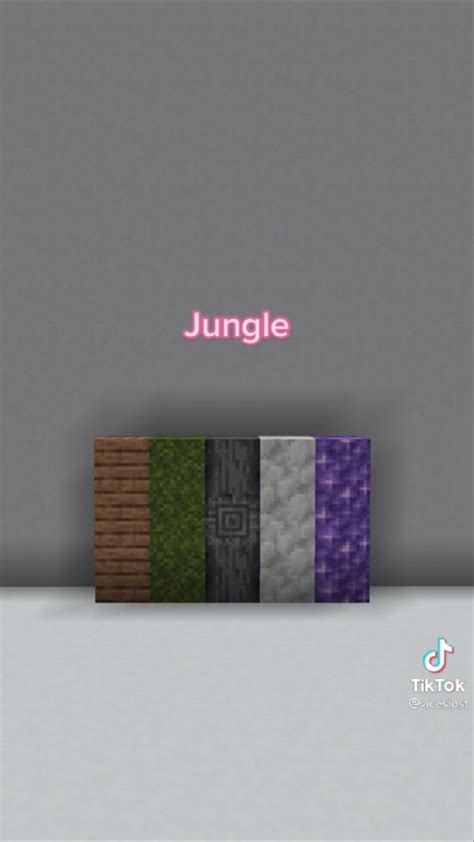 Jungle Log Blocks in Minecraft