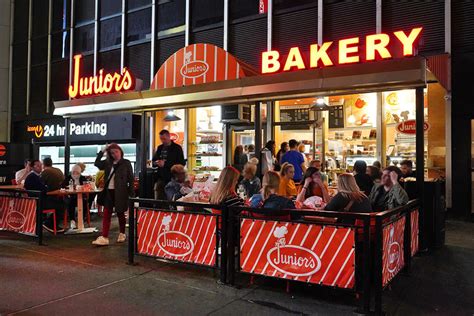 Junior's bakery. Jan 1, 2020 · Order food online at Junior’s, New York City with Tripadvisor: See 1,174 unbiased reviews of Junior’s, ranked #445 on Tripadvisor among 13,115 restaurants in New York City. 