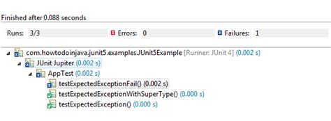 Junit 5 expected exception.  Unchecked Exception 1.  JUnit 5 provides several pow...