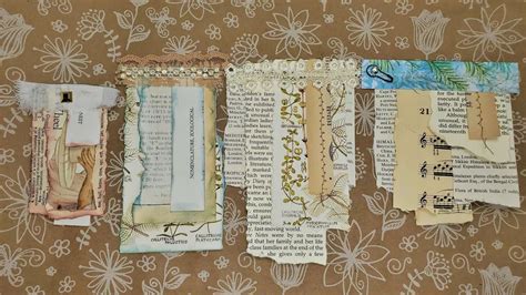 Junk Journal ~ Using Up Book Pages Ep 14 - YouTube