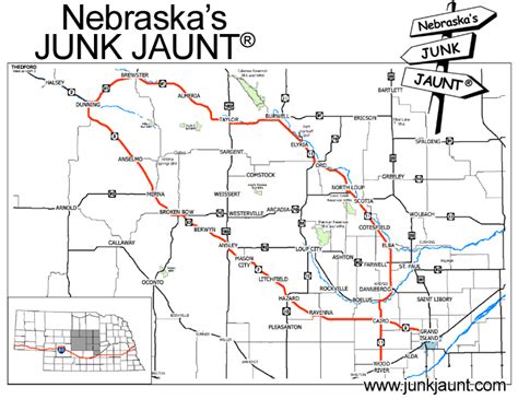 Junk jaunt nebraska map. #5. Southern Iowa Junk Jaunt ©Southern Iowa Junk Jaunt (Image courtesy of Southern Iowa Junk Jaunt) As the name suggests, a jaunt {or adventure/journey/drive} in southern Iowa that involves junk has to be worth seeing, and it is. The owner of a junk shop in Centerville, Iowa is the organiser of this event, which involves over 10 towns ... 