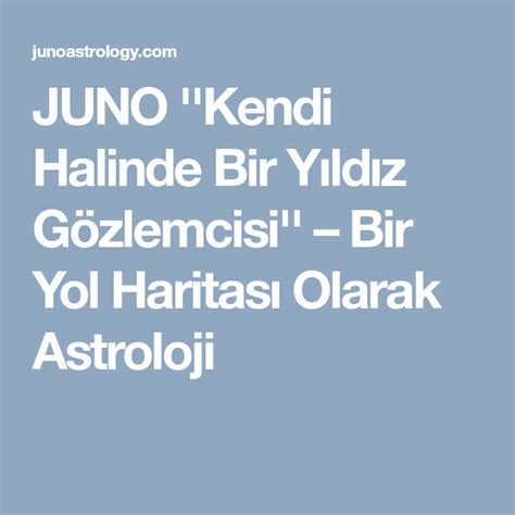 Juno yıldız gözlemcisi