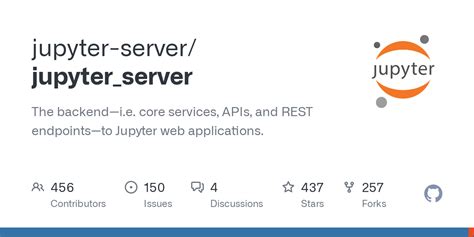 Jupyter server list.  the core services, APIs, and REST endpoints) for...