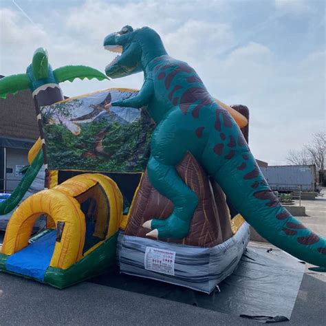 Jurassic Dinosaur Combo Bounce House - The Big Bounce Theory