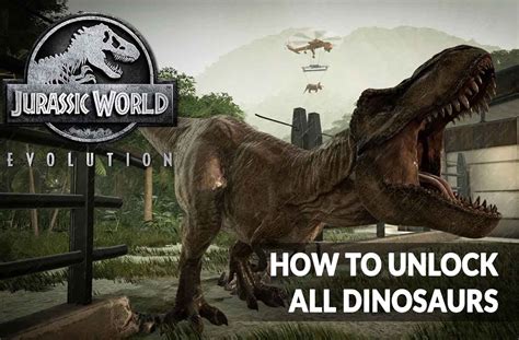 Jurassic World: The Game how to get a locked dinosaur?