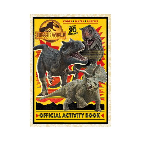 Jurassic World Dominion Official Activity Book - Mastermind Toys