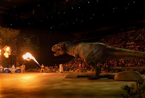 Jurassic world tour. With unrivaled arena production quality, Jurassic World comes to life against a backdrop of captivating scenery where dinosaurs from the iconic franchise, including fan-favorite … 