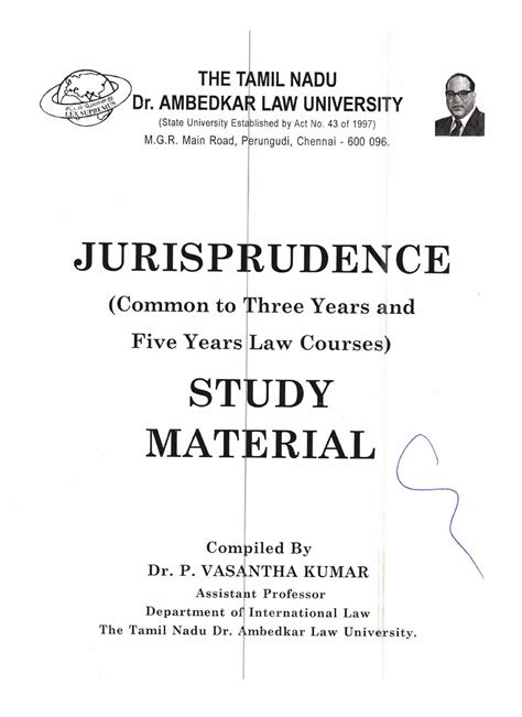 Jurisprudence Law Lecture Notes Ebook For
