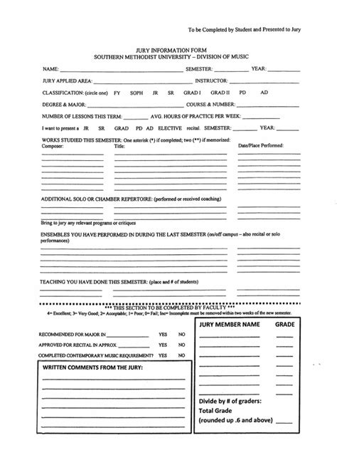 Jury Information Form PDF
