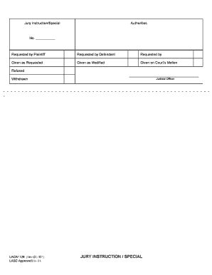 Jury Instruction Definition Form Fill Out and Sign Printable PDF
