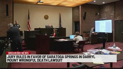 Jury votes in favor of Saratoga Springs in Darryl Mount case