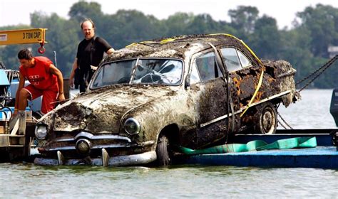 Just A Car Guy: Finding a 1950 Ford in Lake Waubesa …