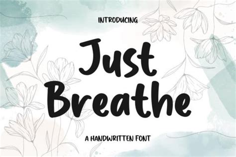 Just Breathe Font - Fontsmod