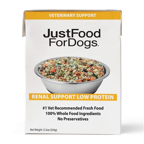 Just food for dogs renal support. Best Dog Food for Kidney Care & Liver Support. At JustFoodForDogs, we are dedicated to providing a range of kidney & liver support dog food specifically with your furry friend's nutritional needs in mind. These veterinary-formulated recipes have been designed specifically to support your dog’s kidney health, liver health, and overall wellness. 