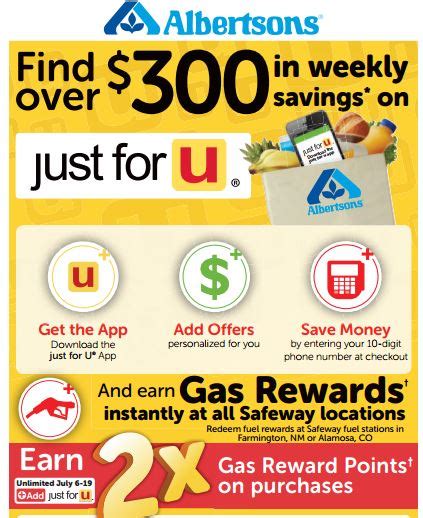 Just for you albertsons. Get all your deals, coupons and Points in one easy place with up to 20% off in weekly savings. One app for all your shopping needs from planning your next store run to ordering DriveUp & Go™ or letting us deliver to you. … 