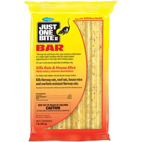 Just one bite. Just One Bite II Bar. Individually wrapped bars that can be broken into 2-ounce mini-bars for multiple placement. 